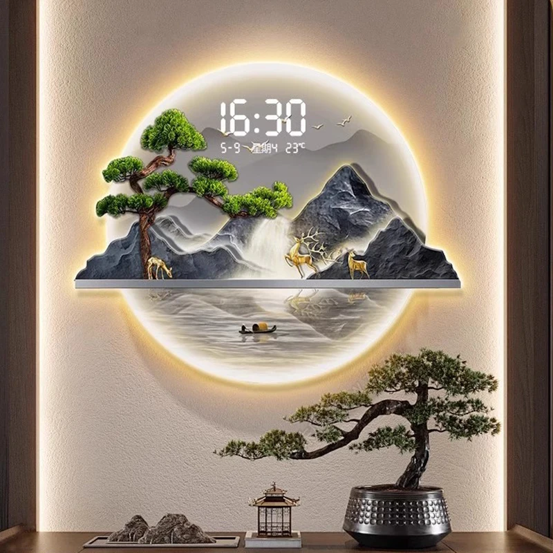 Luxury Lifestyle Aesthetic - Çin Tarzı Tasarım Duvar Saatleri Modern