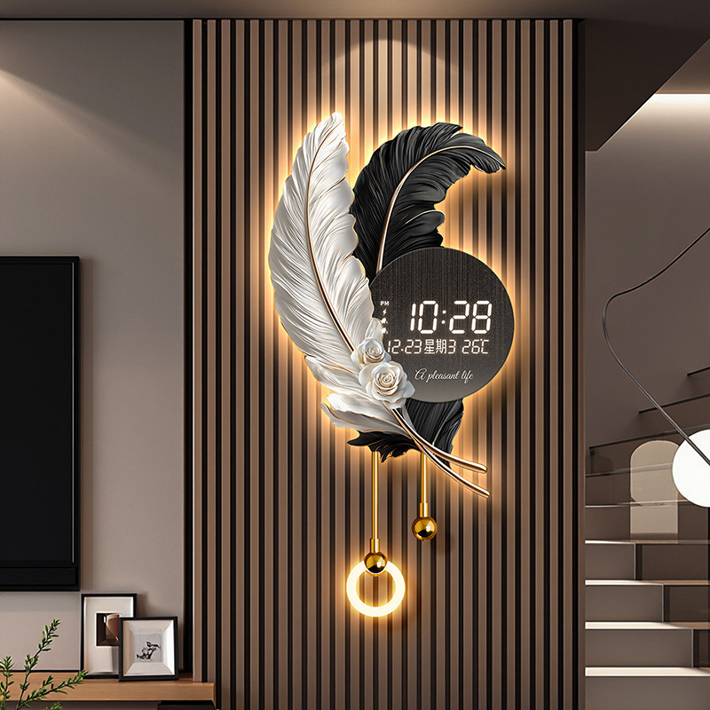 Luxury Lifestyle Aesthetic - Çin Tarzı Minimalist Duvar Saatleri Lüks