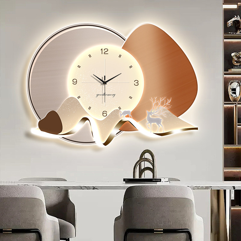 Luxury Lifestyle Aesthetic - Çin Tarzı Vintage Duvar Saati Oturma