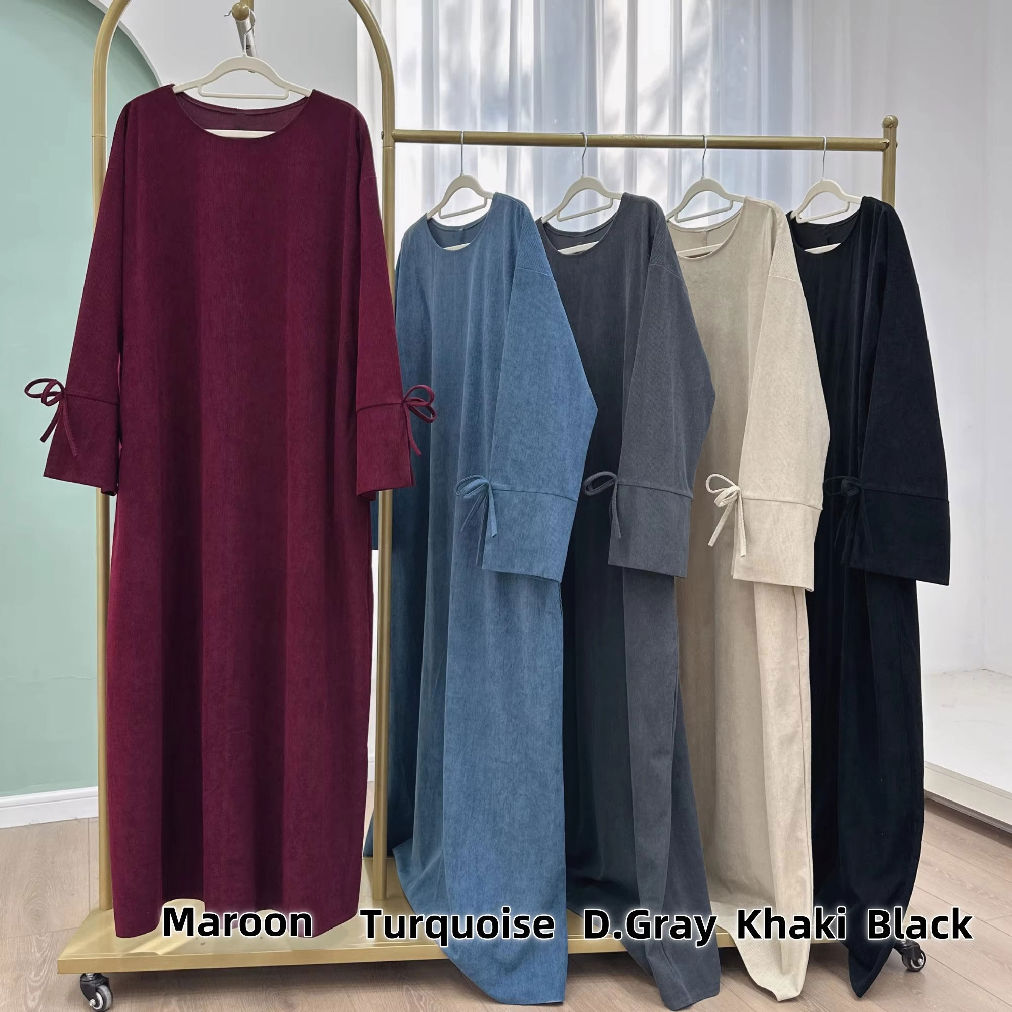 Ramazan Yay-düğüm Dubai Abaya  - Luxury Lifestyle Women incelemesi ve fiyatı